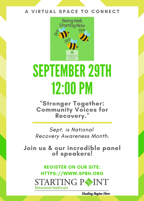 flyer for sept. 29 being well event