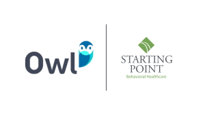 Owl Logo and Starting Point Behavioral Healthcare Logo